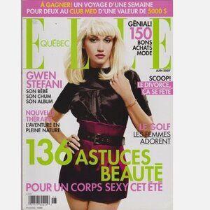 Gwen Stefani Elle Quebec magazine 2007 Kim Cloutier No Doubt